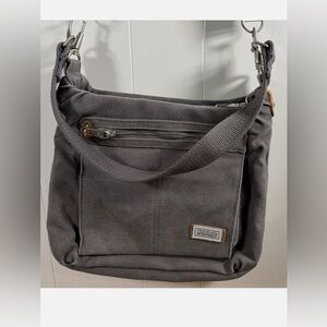 Travelon Charcoal Messenger Bag